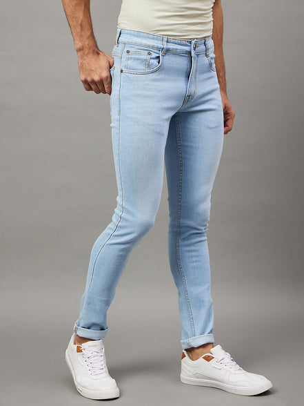Light Blue Solid Jean