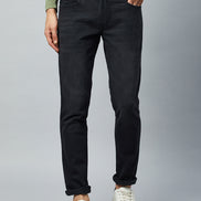 Black Slim Fit Solid Jogger
