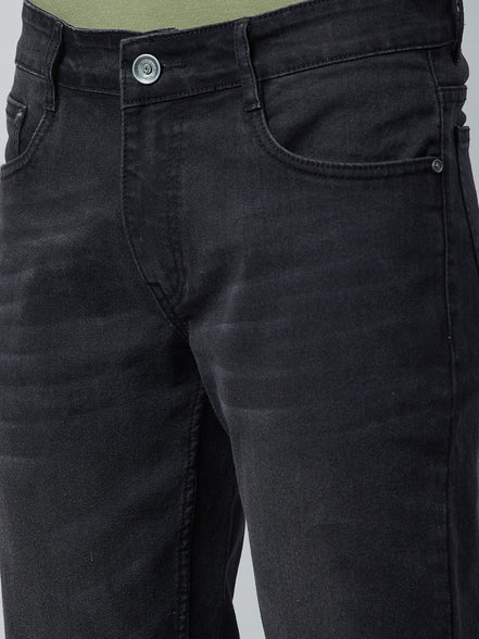 Black Slim Fit Solid Jogger