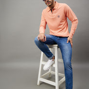 Blue Solid Jean