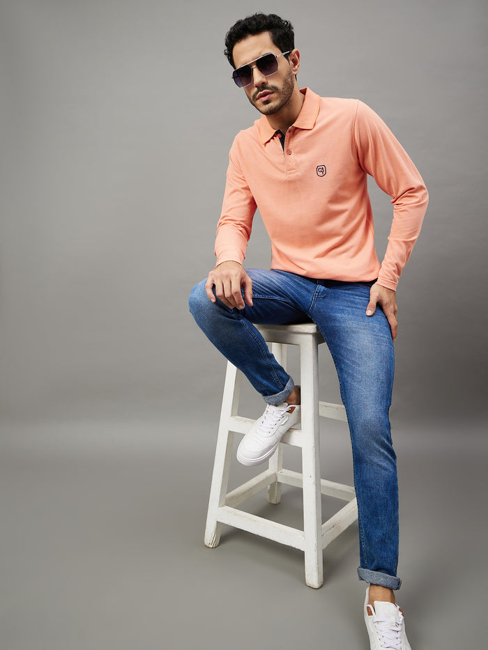 Blue Solid Jean