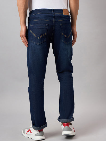 Dark Blue Solid Jean