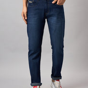 Dark Blue Solid Jean