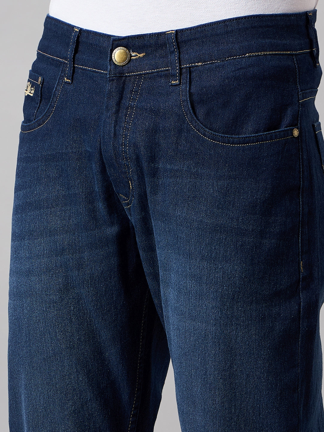 Dark Blue Solid Jean