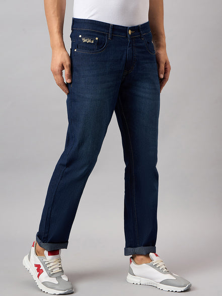 Dark Blue Solid Jean