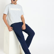Blue Solid Jean