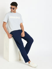 Blue Solid Jean