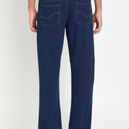 Blue Solid Jean