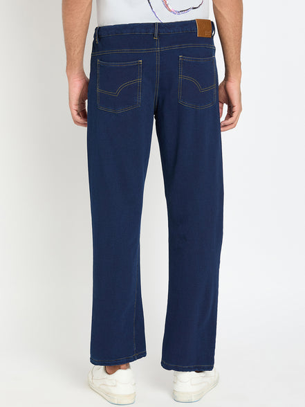 Blue Solid Jean