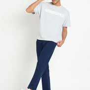 Blue Solid Jean