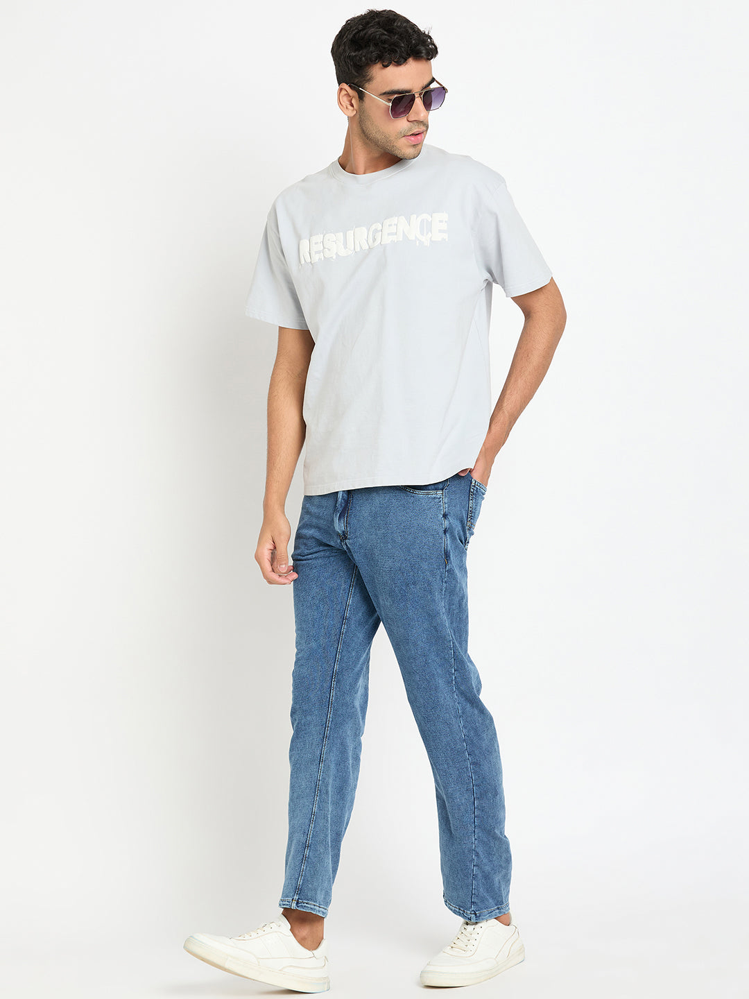 Indigo Blue Solid Jean