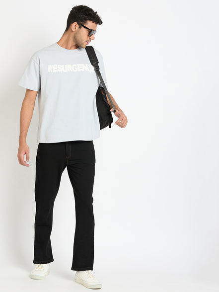 Black Solid Jean