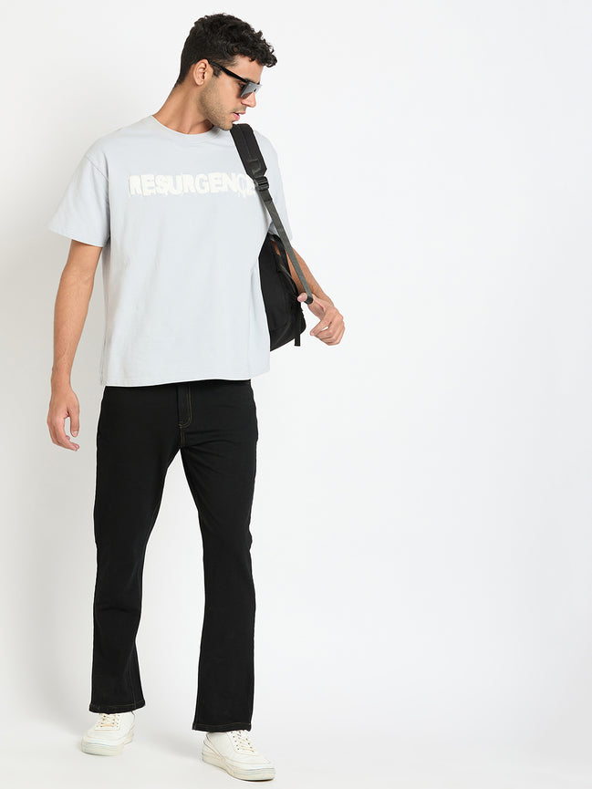 Black Solid Jean