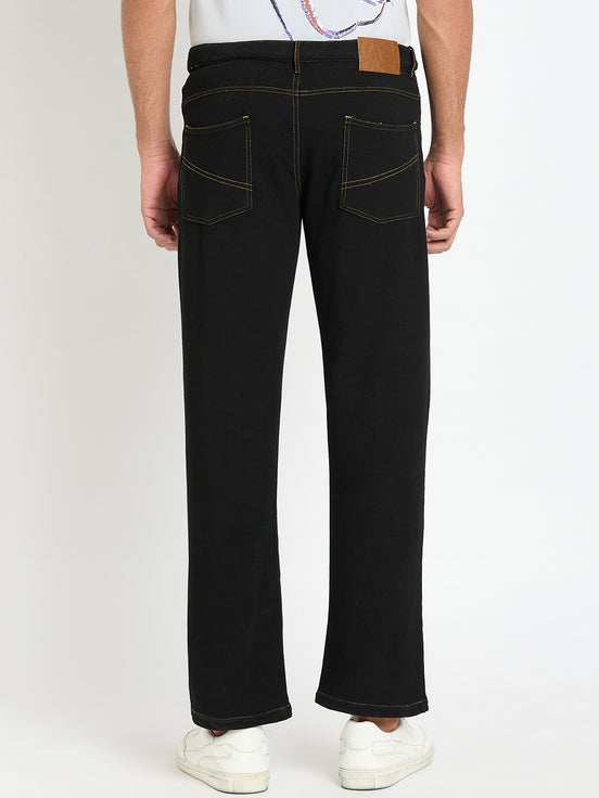 Black Solid Jean