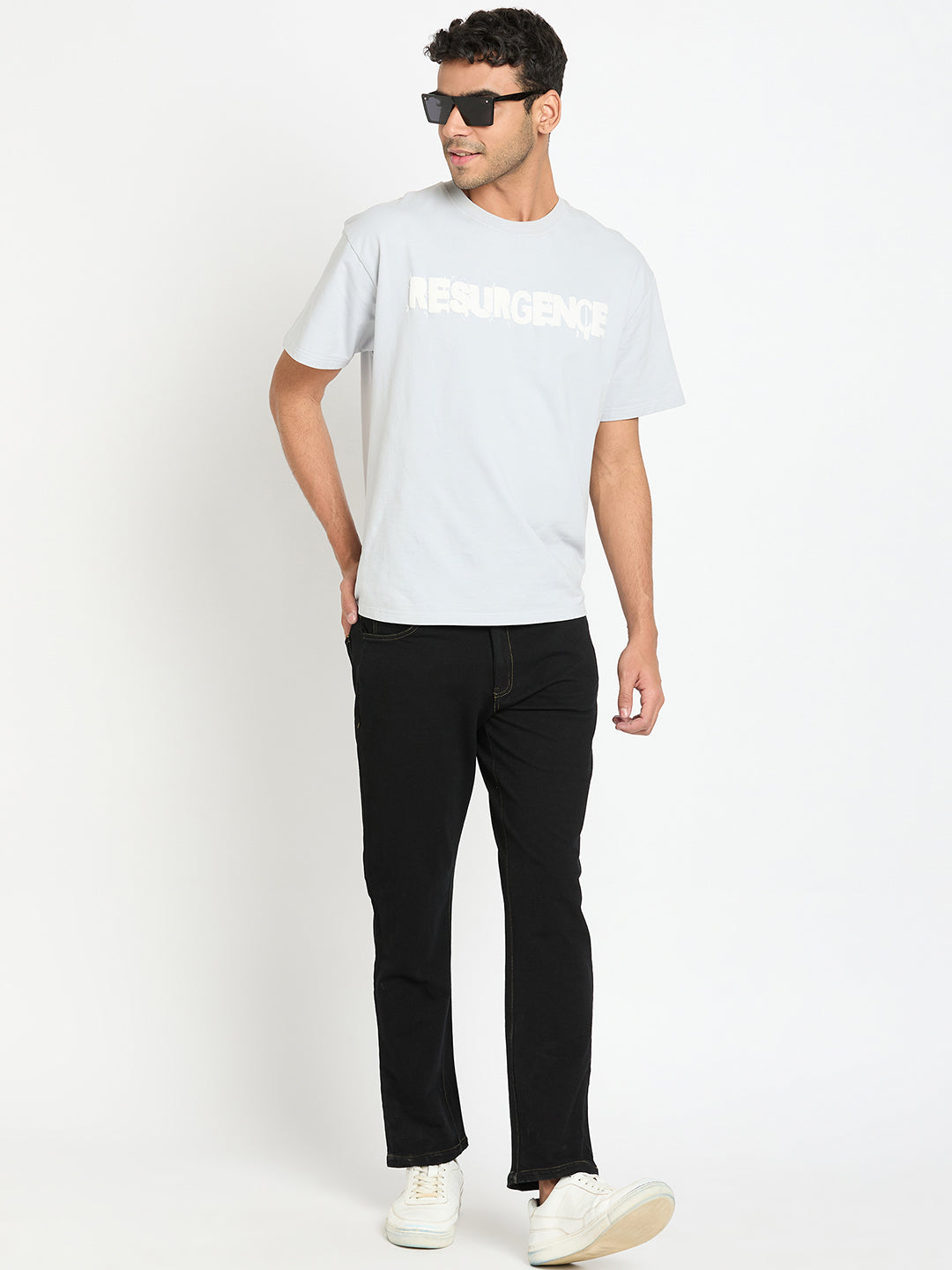 Black Solid Jean