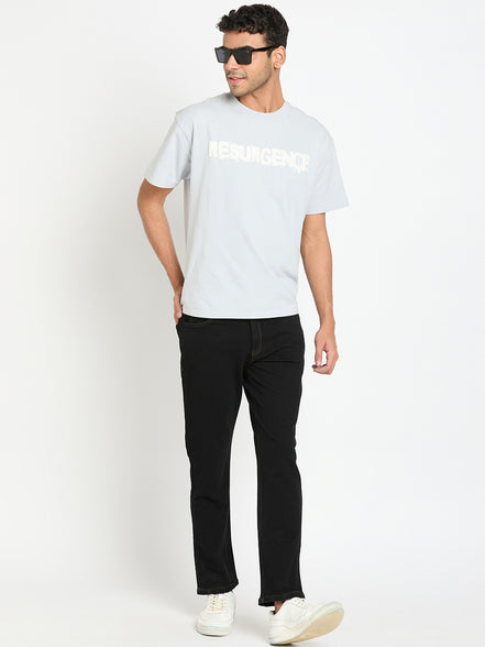 Black Solid Jean