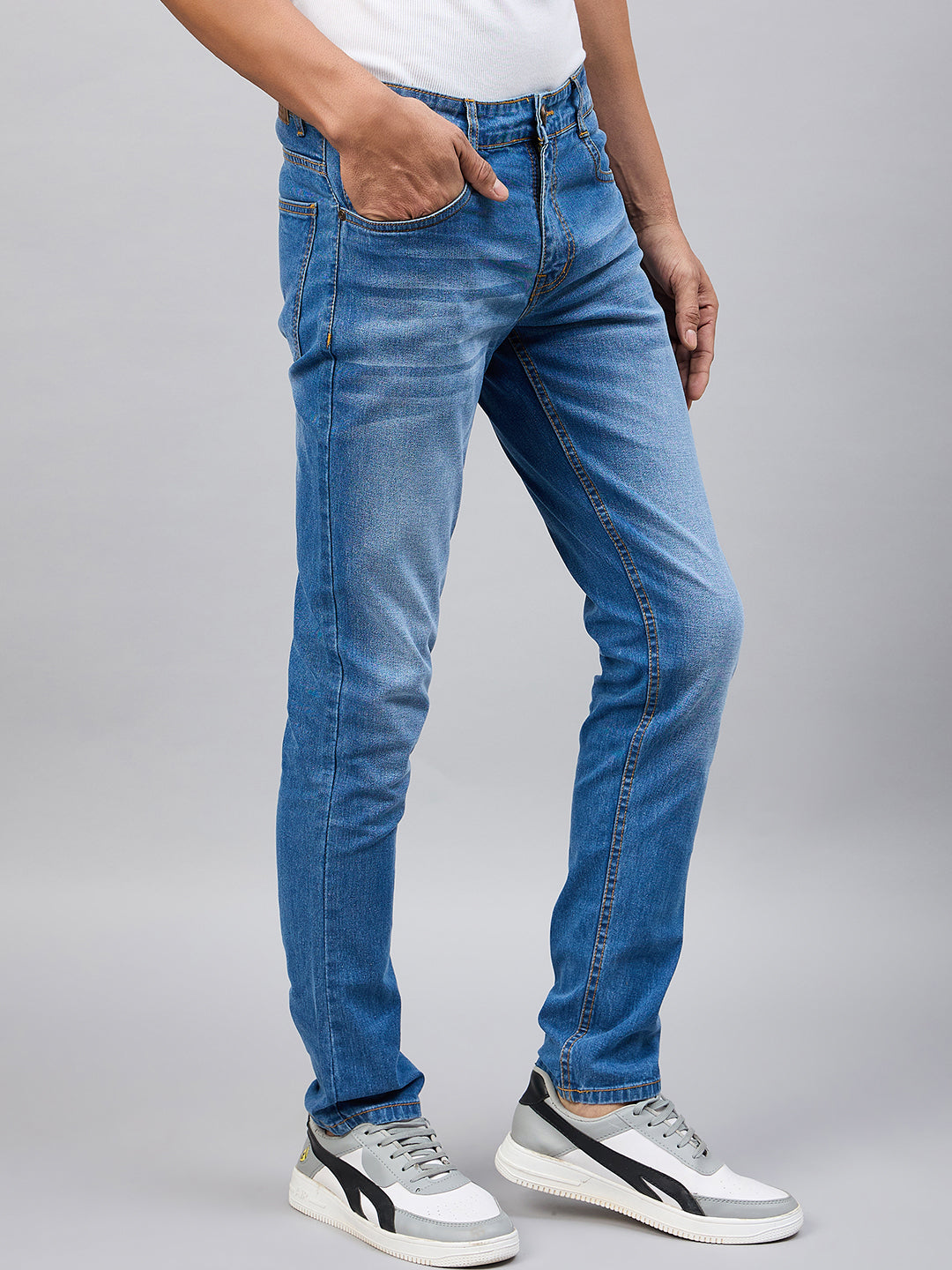 Mid Blue Jeans