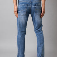 Blue Solid Jean