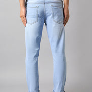Sky Blue Solid Jean