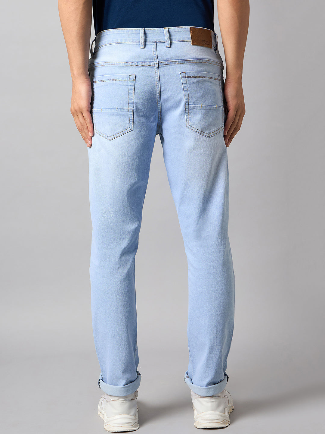 Sky Blue Solid Jean