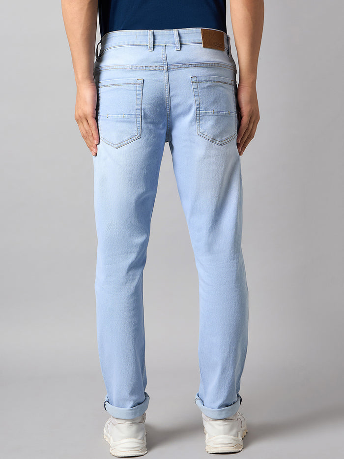 Sky Blue Solid Jean