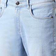 Sky Blue Solid Jean