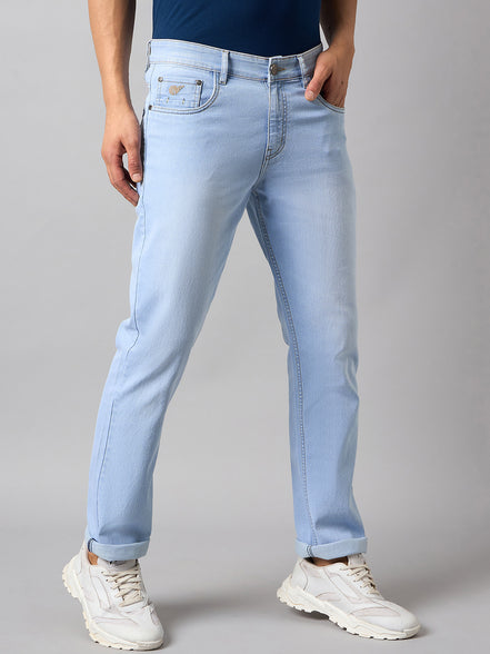 Sky Blue Solid Jean