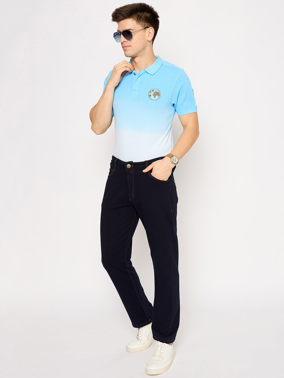Dark Navy Solid Jean
