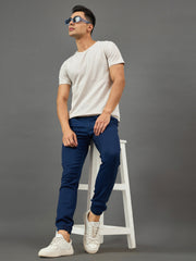 Dark Blue Solid Jogger