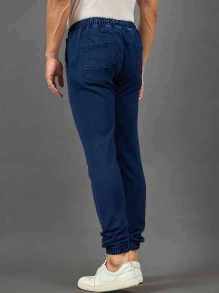 Dark Blue Solid Jogger