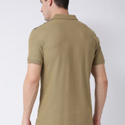 Olive Green Polo Neck T-shirt