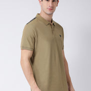 Olive Green Polo Neck T-shirt