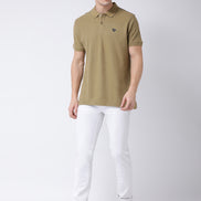 Olive Green Polo Neck T-shirt