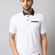 White Solid T-Shirt