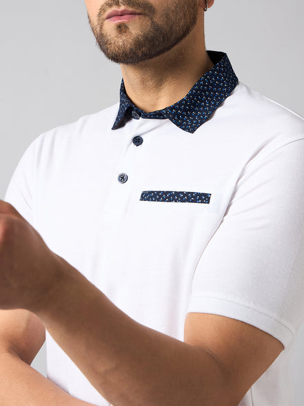 White Solid T-Shirt