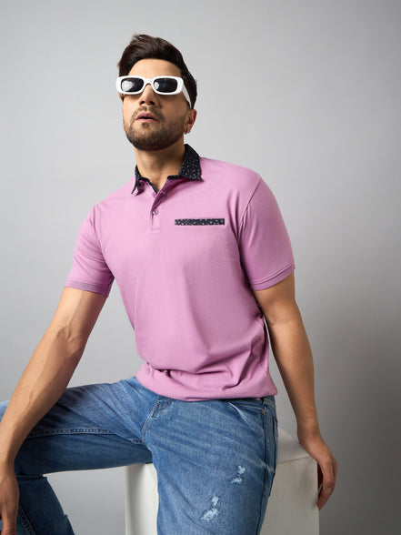Purple Solid T-Shirt