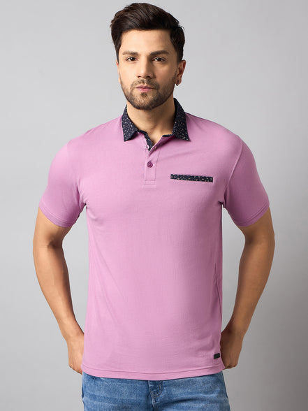 Purple Solid T-Shirt