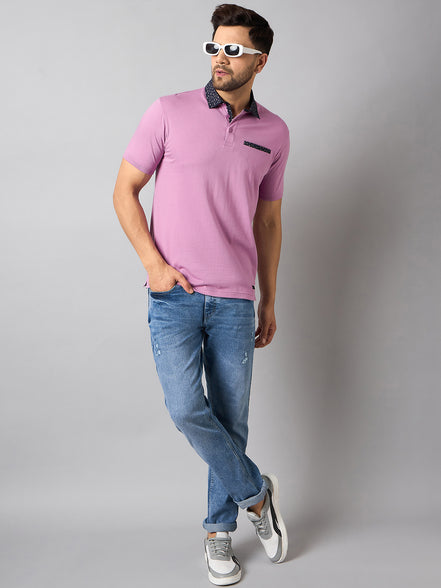 Purple Solid T-Shirt
