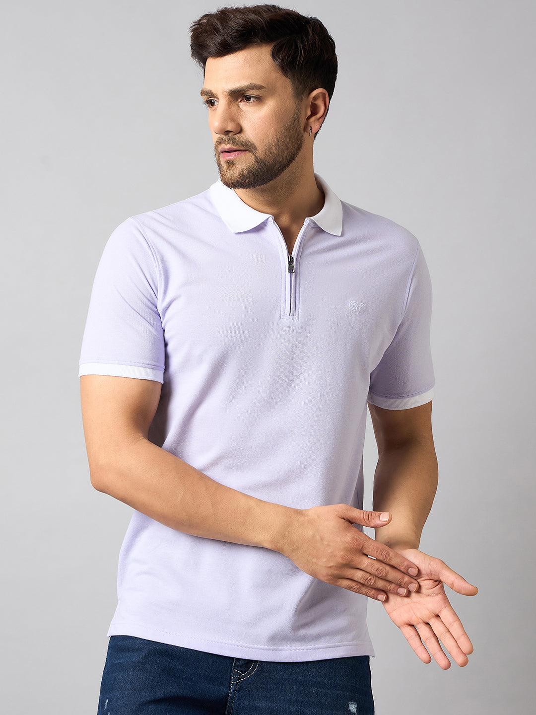 Purple Solid T-Shirt
