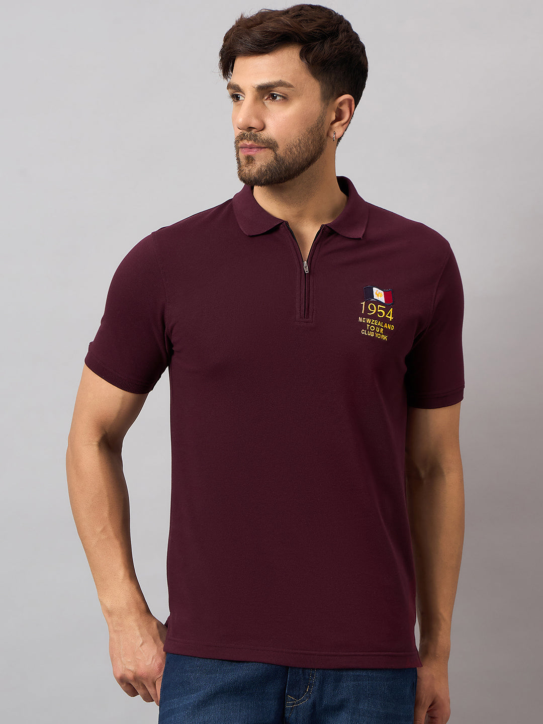 Wine Chest Embroidery T-Shirt
