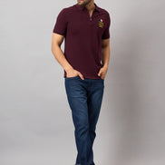 Wine Chest Embroidery T-Shirt