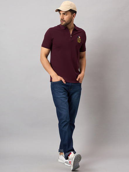 Wine Chest Embroidery T-Shirt