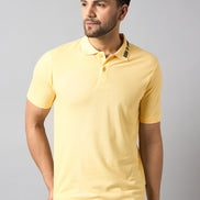 Light Yellow Solid T-Shirt