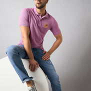 Purple Solid T-Shirt