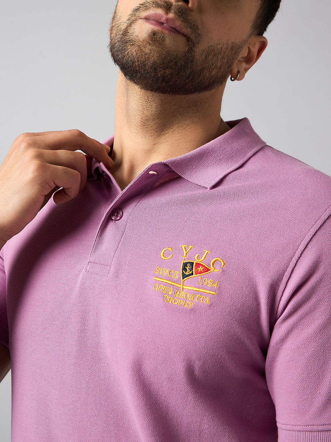 Purple Solid T-Shirt