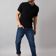 Black Solid T-Shirt