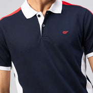 Navy Colorblocked T-Shirt