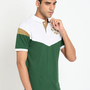 White Colorblocked T-Shirt