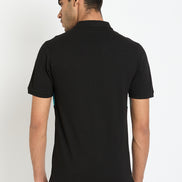 Black Colorblocked T-Shirt