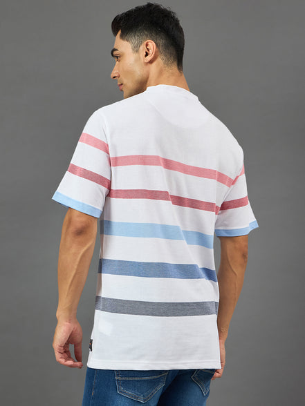 White Polo Neck T-Shirt